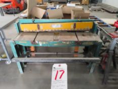 Grizzly 52'' Shear, Cap. 52'' x 18'' Gauge