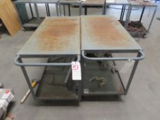 Little Giant Steel Carts, 24'' x 48'' x 35''T