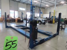 Rotary 4-Post Hyd. Vehicle Lift, 12,000lb.