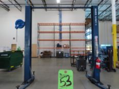 (1999) Bend Pak 2-Post Hyd. Lift, mod.