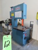 DoAll mod. 2013, 20'' Vert. Band Saw w/
