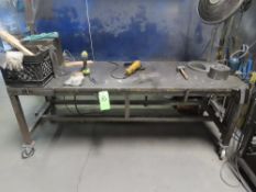 Steel Welding Cart, 30'' x 84'' x 32''T