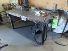 Steel Welding Table, 35'' x 63'' x 30''T