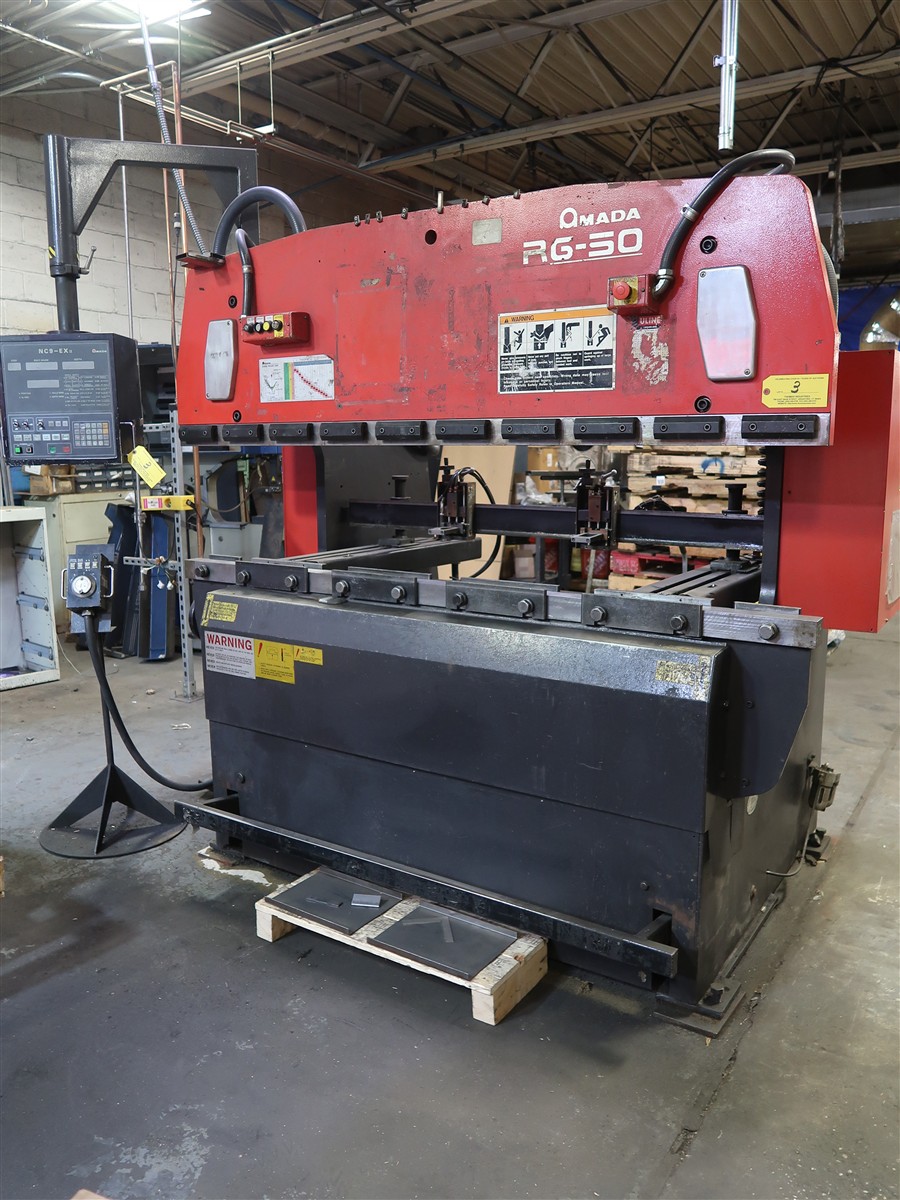 Amada GR-50 Hydraulic Press Brake, 55-Ton