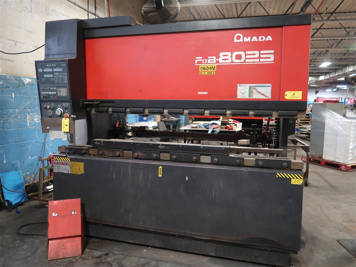 Amada 8' x 88 Ton Press Brake Model FB-8025