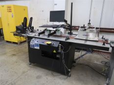 MCS Variable Data Ink Jet Printer Model B530, S/N 530F5167 w/ (2) MSC Falcon Print Heads, Adaphos