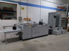 Horizon Booklet Maker w/ (2) Horizon Vac-1000-A Collator Towers S/N 026021 & 048311 w/ Horizon