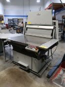 2015 Polar Mohr Model RA-4 Squeeze Roll Paper Jogger S/N 8582130 w/ Weigh Scale and Quartzell