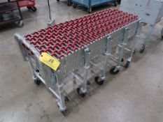 Nestaflex 226 Expandable Gravity Roller Conveyor, 17" Wide