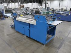 Haskins Co Hyperfold II Pile Feed Pocket Folder/Gluer S/N 2037 w/ Haskins Variable Speed Delivery