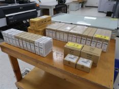 Large Assortment of Canon PFI-1700 & PFI-1300 Toner Cartridges and Cutter Blades