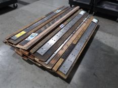 Skid w/ Approx (15) Spare Cutting Knives for Polar/Saber 45" Paper Cutters