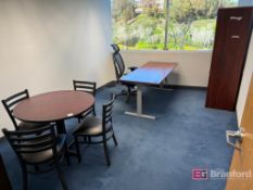 Office w/ Contents incl Flexispot 6' Long Electric Height Desks, etc