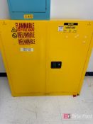 Uline Flammable Storage Cabinet; Model: H-1563S-Y