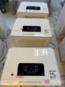 Lot (3) Comfort-Aire Portable Dehumidifiers; Model: BHD-701-H