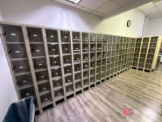 Lot of (27) Locker Sections; (6) Lockers per Section; (162) Total Lockers