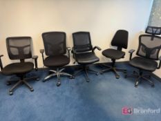 Lot (5) Office Chairs