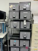 Wire Metro Rack w/ Contents incl (11) Totes