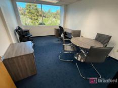 Office Contents incl (1) Flexispot 5' Long Electric Adjustable Height Desk, etc
