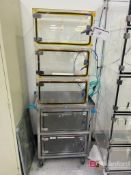 Lot consisting of (5) Dry Boxes on Cart w/ Casters;