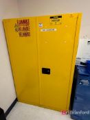Uline Flammable Storage Cabinet; Model: H-1564S-Y;