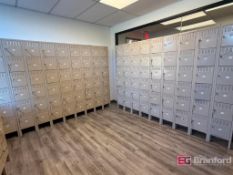 Lot (204) Total Lockers; (34) Sections of (6) Lockers per Section