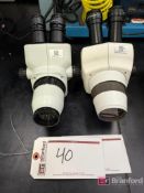Lot (2) Stereozoom Microscope Heads