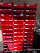 Lot consisting of (80) AkroBin/Uline Parts Bins on Pallet