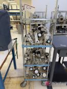 Nexel Wire Cart on Casters w/ Contents