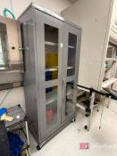 Uline Industrial Storage Cabinet w/ Glass Doors;