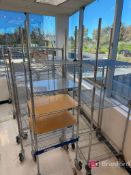 Lot (8) Metro/Uline Wire Carts on Casters; Assorted sizes