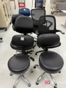 Lot (7) Assorted Laboratory Chairs