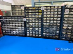 Lot (9) Parts Bins w/ Assorted Parts