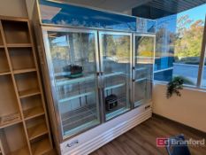 Avantco 3 Glass Door Refrigerator; Model: 178GDC69HCW;