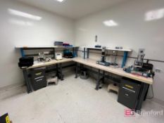Lot (2) Industrial 8' Long Work Benches