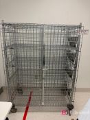 Metro Locking Wire Cart on Casters;