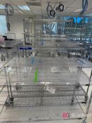 Lot (10) Metro/Uline Wire Carts on Casters; Assorted sizes