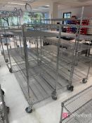 Lot (3) Metro Wire Carts on Casters; 72