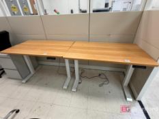 Lot (2) Flexispot Electronic Adjustable Height Desks;