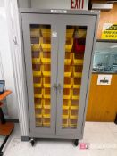 Steelstrong Metal Storage Cabinet w/ Glass Doors;