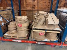 (4) Skids of Various Size Paper Sheathing Rolls