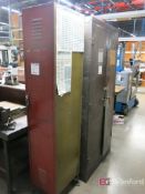 2-Door Metal Cabinet w/ Contents