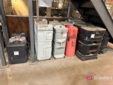 Husky Rollaround Portable Toolcase, (3) Pelican Cases, (8) Tradeshow Cases