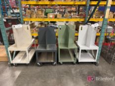 (4) 4-Section Binding Carts