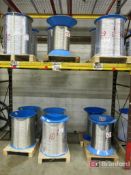 (12) Spools of Silver Raw Wire