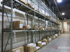Contents of (9) Sections of Pallet Racking