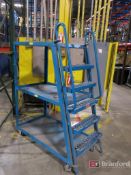 Vestil Manufacturing 300-Lb Cap. 5-Step 3-Shelf Portable Rack