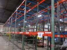 Lot of (10) Sections of Single Carriage Push Back Pallet Racking