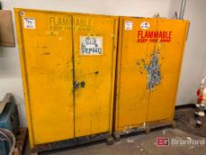 (2) 2-Door Flammable Liquid Storage Cabinets