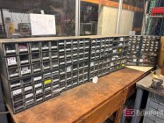 Large Lot of Small Parts Bins w/ Contents